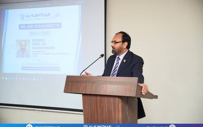 Academic Visit by Prof. Dr. Shahid Munir T.I.
