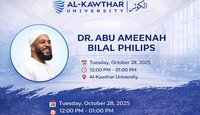Guest Session – Inspiring Talk by Dr. Bilal Philips