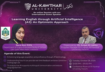 International Online Session – Learning English through Artificial Intelligence